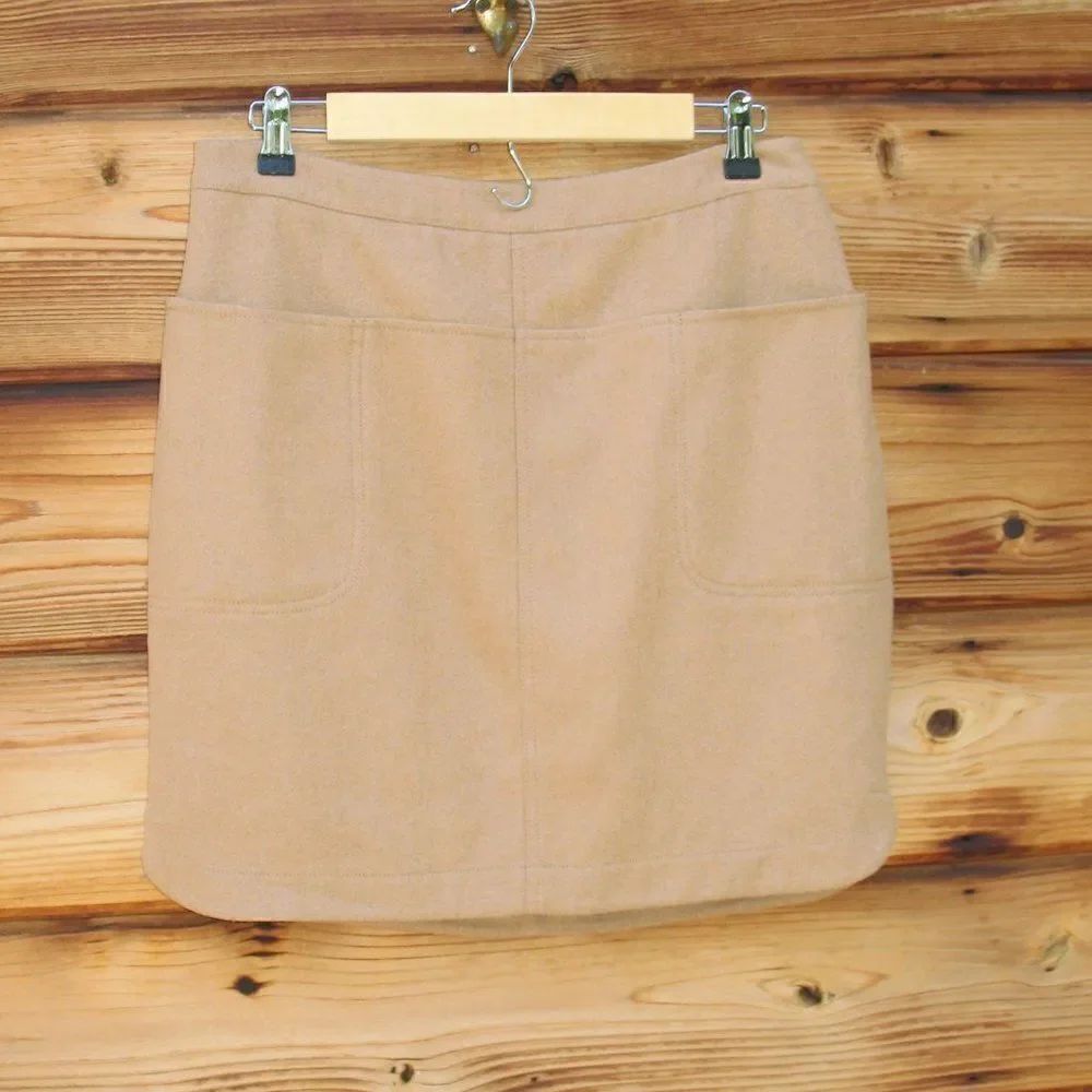 Vineyard Vines Camel Wool Blend Skirt